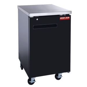 New Air NBB-23-SB Single Solid Door 23" Back Bar Beverage Refrigerator Cooler - 220 L / 7.8 Cu. Ft. - Ideal For Bars, Restaurants, Hotels & Cafés