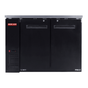 New Air NBB-48-SB-N Single Solid Door 48? Narrow Back Bar Beverage Refrigerator Cooler - 339 L / 12 Cu. Ft. - Ideal For Bars, Restaurants, Hotels & Cafés