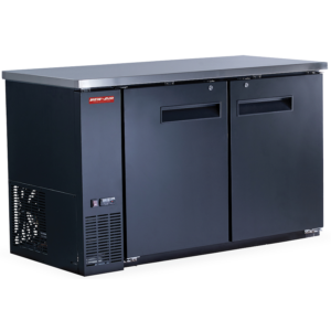 New Air NBB-60-SB Double Solid Door 60? Back Bar Refrigerator Cooler - 546 L / 19 Cu. Ft. - Ideal For Bars, Restaurants, Hotels & Cafés