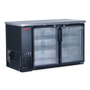 New Air NBB-60-SG Double Glass Door 60? Back Bar Refrigerator Cooler - 546 L / 19 Cu. Ft. - Ideal For Bars, Restaurants, Hotels & Cafés
