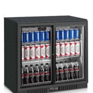 Coolasonic LG208S 35.5" Double Door Back Bar Cooler
