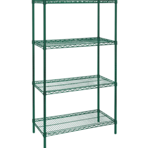 canarac-green-epoxy-wire-shelf-kits-72-high-4-shelves-various-sizes